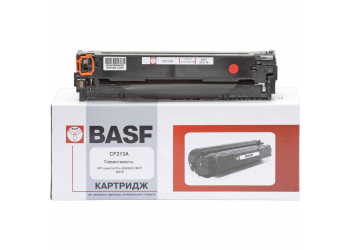 Картридж BASF для HP Color Pro 200 M251, M276 (аналог CF213A) Magenta