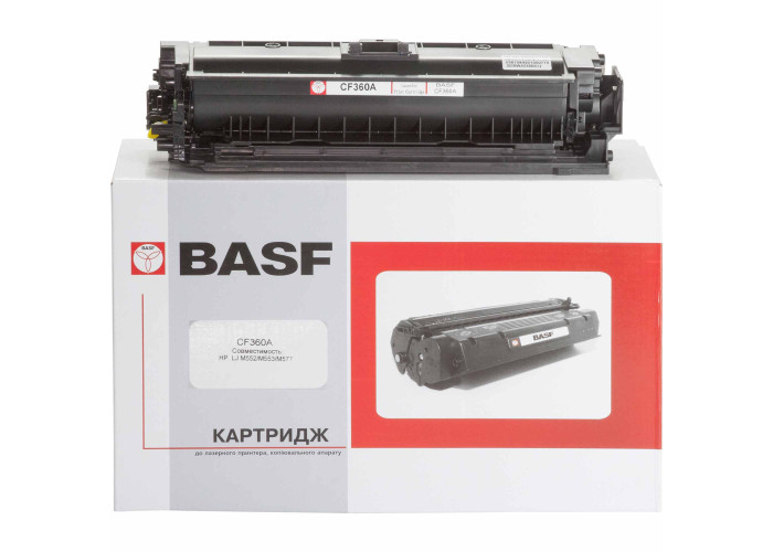 Картридж BASF для HP Enterprise M552, M553, M577 (аналог HP 508A, CF360A) Black
