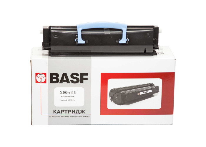 Картридж BASF для принтерів Lexmark X203n, X204n (аналог X203A11G)