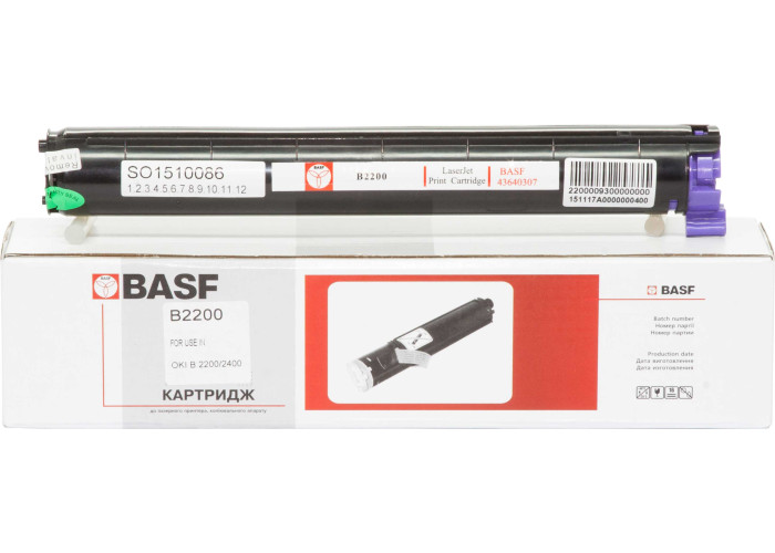 Картридж з тонером BASF для OKI B2000, B2200, B2400 (аналог 43640307)