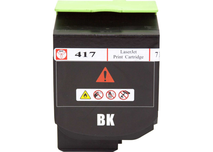 Картридж BASF для Lexmark CS417, CS517, CX417, CX517 (аналог 71B0H10) Black