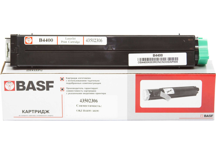 Картридж BASF для OKI B4400, 4600 (аналог 43502306) 3k