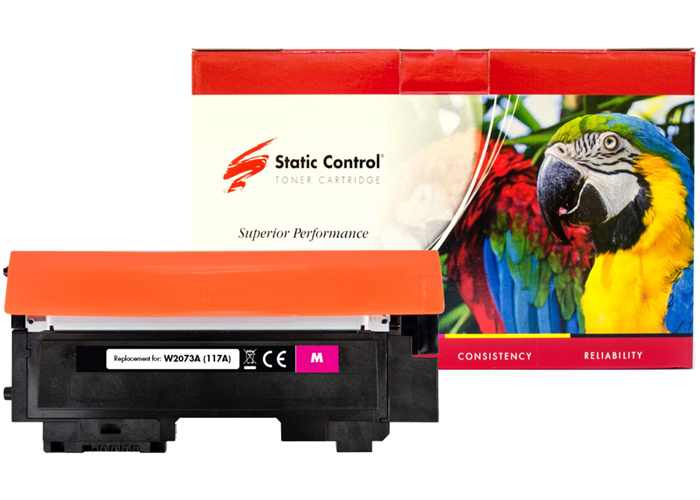 Картридж Static Control PARROT аналог HP 117А, W2073A (Color Laser 150, MFP 178, MFP 179) Magenta
