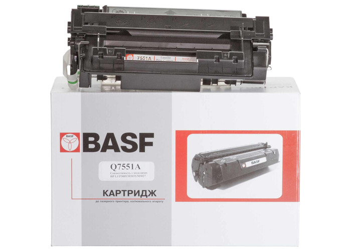 Картридж BASF аналог HP Q7551A для LaserJet P3005, M3027, M3035