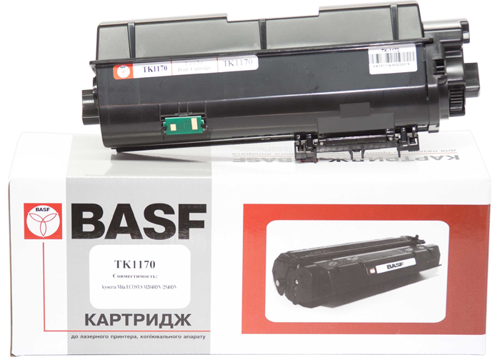 Картридж з тонером для Kyocera Ecosys M2040, M2540, M2640 (аналог TK-1170) BASF-KT-TK1170