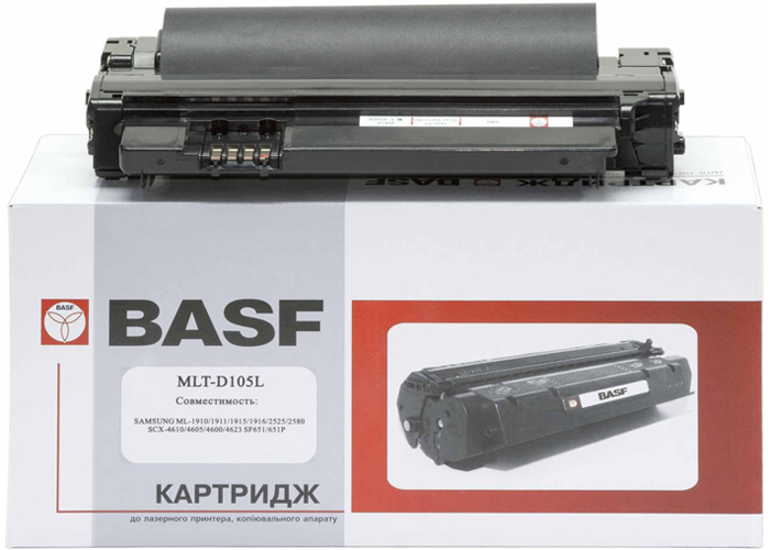 Картридж BASF для Samsung ML-1910, ML-2525, ML-2580, SCX-4600, SCX-4623, SF-651 (аналог MLT-D105L)