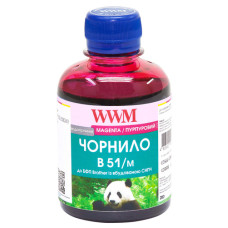 Чорнило WWM для Brother DCP-T300, DCP-T500W, DCP-T700W (B51/M) 200г Magenta