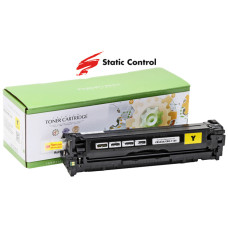 Картридж Static Control для HP Color LaserJet CP1215, CP1515, CP1518, CM1312 (аналог 125А, CB542A) Yellow