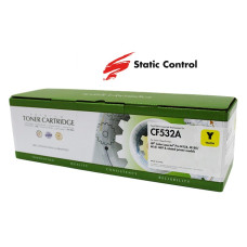 Картридж Static Control для HP Color LaserJet M154, M180, M181 (аналог CF532A) Yellow