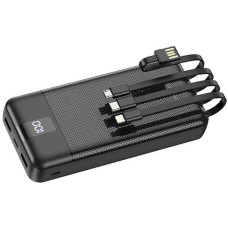 Портативний зарядний пристрій Power Bank 20000mAh, 2xUSB, Micro-USB, USB-C, Lightning (BJ20A) Borofone Black