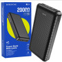 Мобільний зарядний пристрій Power Bank 20000mAh, 2xUSB, microUSB, Type-C (BJ3A) Borofone Black