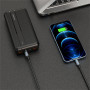 Мобільний зарядний пристрій Power Bank 20000mAh, 2xUSB, Type-C, PD+Quick Charge 3.0 (BJ9A) Borofone Black