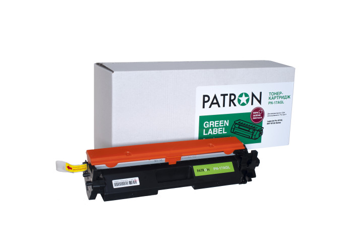 Тонер-картридж Patron Green Label аналог HP 17A, CF217A (PN-17AGL) для M102, M130