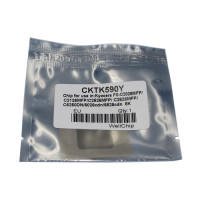 Чіп Kyocera TK-590 для EcoSys FS-C5250, C2026, C2126, C2526, C2626, P6026 (CKTK590Y) Yellow, 7000 копiй