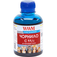 Чорнило WWM для Canon CL-511C, CL-513C, CLI-426C, CLI-521C, CL-441C (C11/C) водорозчинне Cyan 200г