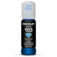 Чорнило Printalist аналог Epson 103 для L3100, L3110, L3150, L1110, L3151, L3156, L3160, L5190 (70г) Cyan
