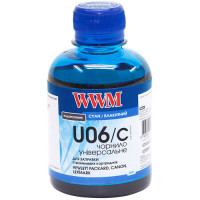 Чорнило WWM універсальне для Canon / HP / Lexmark (U06/C) водорозчинне Cyan 200г
