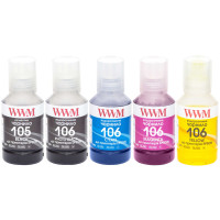 Комплект чернил WWM 105/106 для Epson L7160, L7180 (E105SET5)