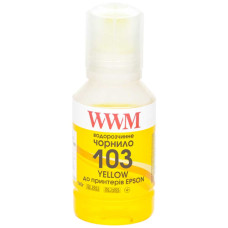 Чернила WWM аналог Epson 103 для L3100, L3110, L3150, L1110, L3151, L3156, L3160, L5190 (140г) Yellow