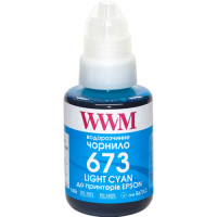 Чорнила WWM E673LC для Epson L800, L805, L810, L850, L1800 (140г) Light Cyan