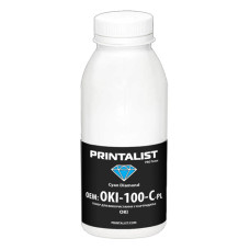 Тонер OKI C3100, C3400, C5100, C5300, C5600, C5700, C5800, C5900, C8600, C9600, C9800 (OKI-100-C-PL) Cyan 100г