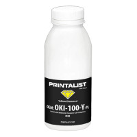 Тонер Printalist для OKI C3100, C3400, C5100, C5300, C5600, C5700, C5800, C5900, C8600, C9600, C9800 (OKI-100-Y-PL) Yellow 100г