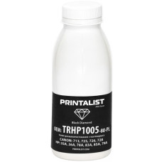 Тонер Printalist для HP P1005, P1505, P1566, P1606, P1102, M1132, M201, M225, Canon LBP-3010, LBP-6000, LBP-6030 (TRHP1005-80-PL) 80г