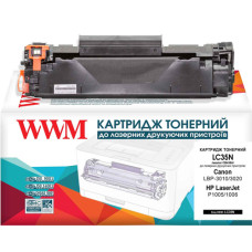 Картридж WWM аналог Canon 712, HP 35A (CB435A) для HP LaserJet P1005, P1006, LBP-3010, LBP-3020 (LC35N)